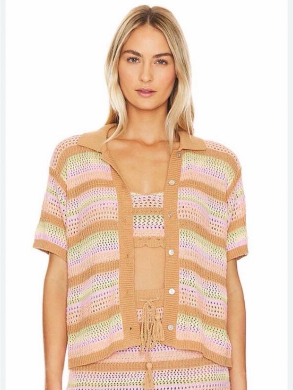 L*Space Buena Vista Top in Buena Vista Stripe - Size Small